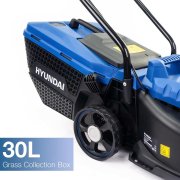 Hyundai HY2193 20V MAX Cordless 12.6" / 32cm Lawnmower - 2Ah Li-Ion Battery + charger